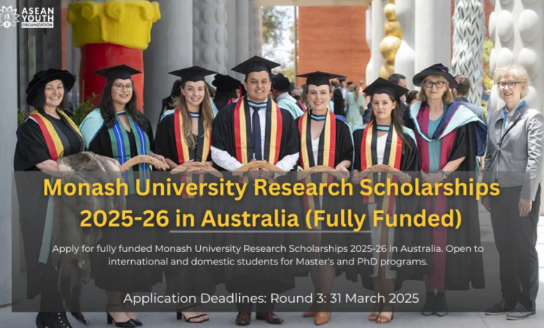 Monash University RTP Scholarship